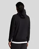 Thumbnail 4 of Lyle & Scott Men's Diagonal Interlock Zip Through Hoodie - Lacquer