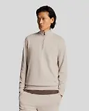 Thumbnail 2 of Lyle & Scott Men's Superfine Quarter Zip Sweatshirt - Cove