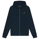 Thumbnail 1 of Lyle & Scott Men's Loopback Cotton Fit Full Zip Hoodie - Dark Navy