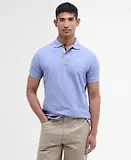 Thumbnail 2 of Barbour Men's Tartan Pique Polo Shirt - Sky Marl