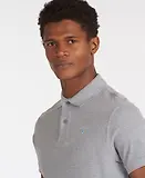 Thumbnail 4 of Barbour Men's Original Sports Tailored Polo Shirt - Grey Marl