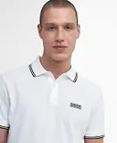 Thumbnail 5 of Barbour International Men's Evan Tipped Polo Shirt - White
