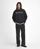 Thumbnail 3 of Barbour Men's Brushed Nicholas Oversized Hoodie - Black