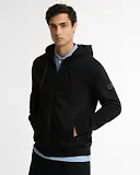 Thumbnail 2 of Barbour International Men's Map Zip-Up Hoodie - Black / Pewter