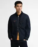 Thumbnail 2 of Barbour International Men's Steve McQueen Radial Overshirt - Indigo