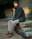 Thumbnail 11 of Barbour Men's Winter Chelsea Quilted Jacket - Sage/Greenloch Tartan