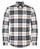 Thumbnail 1 of Barbour Men's Ronan Tailored Fit Check Shirt - Ecru