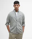 Thumbnail 2 of Barbour Men's Nelson Tailored Long-Sleeved Shirt - Bleached Olive