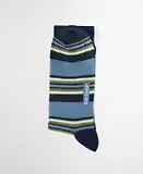 Thumbnail 2 of Barbour Men's Summer Stripe 2 Pack Socks - Olive/Navy Stripe
