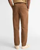 Thumbnail 4 of Barbour Men's Washed Stretch Tailored Trousers - Dark Sand