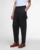 Thumbnail 3 of Barbour Men's Harton Relaxed Slub Trousers - Dark Navy