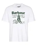 Thumbnail 1 of Barbour Men's Pell Oversized Graphic T-Shirt - White