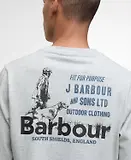 Thumbnail 6 of Barbour Men's Pointer Long Sleeve Graphic T-Shirt - Grey Marl
