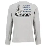 Thumbnail 7 of Barbour Men's Pointer Long Sleeve Graphic T-Shirt - Grey Marl