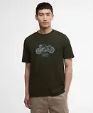 Thumbnail 2 of Barbour International Men's Morris Motorbike Graphic T-Shirt - Sage