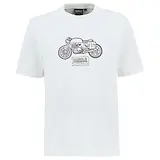 Thumbnail 1 of Barbour International Men's Morris Motorbike Graphic T-Shirt - Whisper White