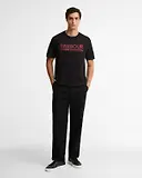 Thumbnail 3 of Barbour International Men's Essential Tee - Black / Fire Whirl