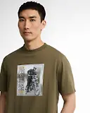 Thumbnail 5 of Barbour International Men's SMQ Brandon Tee - Mid Olive