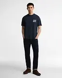 Thumbnail 3 of Barbour International Men's Steve McQueen Grange Tee - Navy