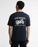 Thumbnail 4 of Barbour International Men's Steve McQueen Grange Tee - Navy