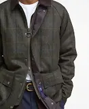 Thumbnail 8 of Barbour Men's Bedale Check Wool Jacket - Brown