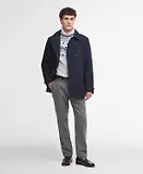 Thumbnail 3 of Barbour Men's Newfield Wool Pea Coat - Navy/Classic