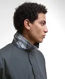 Thumbnail 5 of Barbour Men's Ambleside Wax Jacket - Grey/Tartan