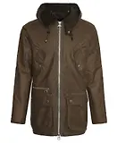 Thumbnail 1 of Barbour Men's Re-Engineered Beaufort Waxed Jacket - Beech
