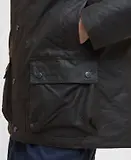 Thumbnail 8 of Barbour Men's Modern Beaufort Waxed Jacket - Dark Brown/Midnight Oak