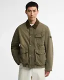 Thumbnail 2 of Barbour International Men's Winter Drifter Washed Waxed Jacket - Olive Night