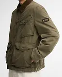 Thumbnail 6 of Barbour International Men's Winter Drifter Washed Waxed Jacket - Olive Night