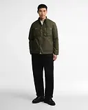 Thumbnail 3 of Barbour International Men's Winter Merton Waxed Jacket - Olive Night