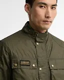 Thumbnail 5 of Barbour International Men's Winter Merton Waxed Jacket - Olive Night