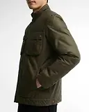 Thumbnail 7 of Barbour International Men's Winter Merton Waxed Jacket - Olive Night