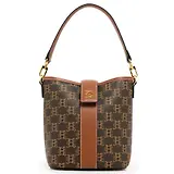 Thumbnail 1 of Holland Cooper Women's Milan Mini Bucket Bag - Tan Monogram