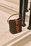 Thumbnail 10 of Holland Cooper Women's Milan Mini Bucket Bag - Tan Monogram