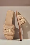 Thumbnail 6 of Holland Cooper Women's Monogram Slides - Natural Straw