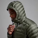 Thumbnail 4 of Montane Men's Anti-Freeze Hooded Down Jacket - Caper