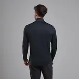 Thumbnail 3 of Montane Men's Dart Zip Neck Long Sleeved Baselayer - Black