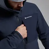 Thumbnail 7 of Montane Men's Tenacity XT Hooded Softshell Jacket - Eclipse Blue