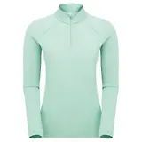 Thumbnail 1 of Montane Women's Dart Zip Neck Long Sleeved Baselayer - Sea Mist