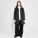 Thumbnail 2 of Stutterheim Women's Mosebacke Lightweight Patch Raincoat - Matte Black