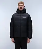 Thumbnail 3 of Napapijri Men's Suomi Hooded Puffer Jacket - Black