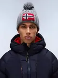 Thumbnail 2 of Napapijri Men's Semiury Bobble Beanie - Medium Grey Melange