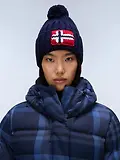 Thumbnail 3 of Napapijri Men's Semiury Bobble Beanie - Blue Marine
