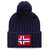 Thumbnail 1 of Napapijri Men's Semiury Bobble Beanie - Blue Marine