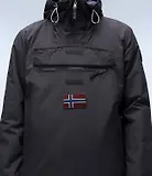 Thumbnail 7 of Napapijri Men's Rainforest Winter Anorak Jacket - Dark Grey