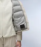 Thumbnail 6 of Napapijri Women's Aerons Rise Hooded Puffer Jacket - Beige Silver