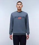 Thumbnail 3 of Napapijri Men's Aylmer Sweatshirt - Stormy Wheat