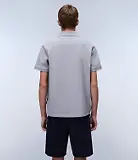 Thumbnail 4 of Napapijri Men's Aylmer Short Sleeve Polo Shirt - Ultimate Grey